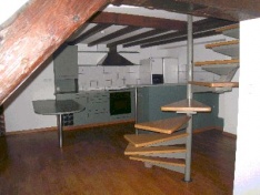 Appartement F3 DUPLEX - BESANCON CENTRE VILLE/BAS BATTANT
